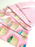 Pink Mix Fabric Party Bag (Pack of 6) - The Little Things