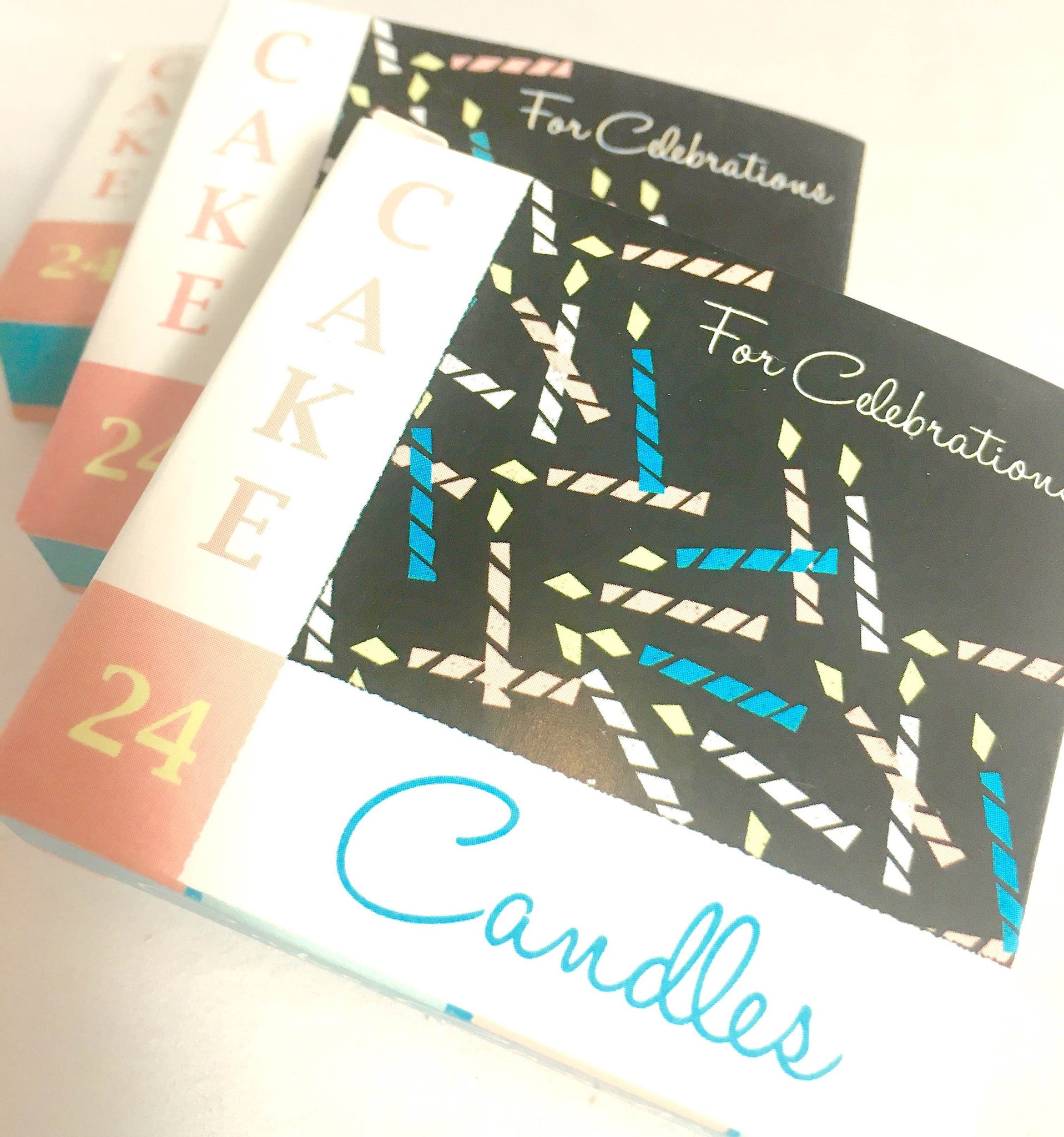 Pastel Mix Cake Candles - The Little Things