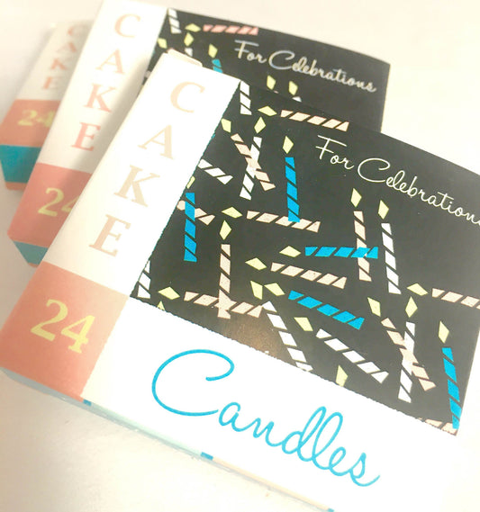 Pastel Mix Cake Candles - The Little Things