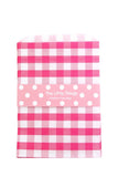Pink Gingham Treat Party Bags (Quantity 12 ) - The Little Things