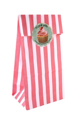 Pink Stripe Classic Party Bag - The Little Things