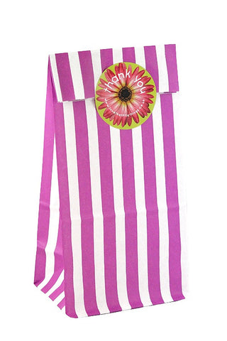 Purple Stripe Classic Party Bag - The Little Things