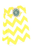 Yellow Chevron Classic Party Bag - The Little Things