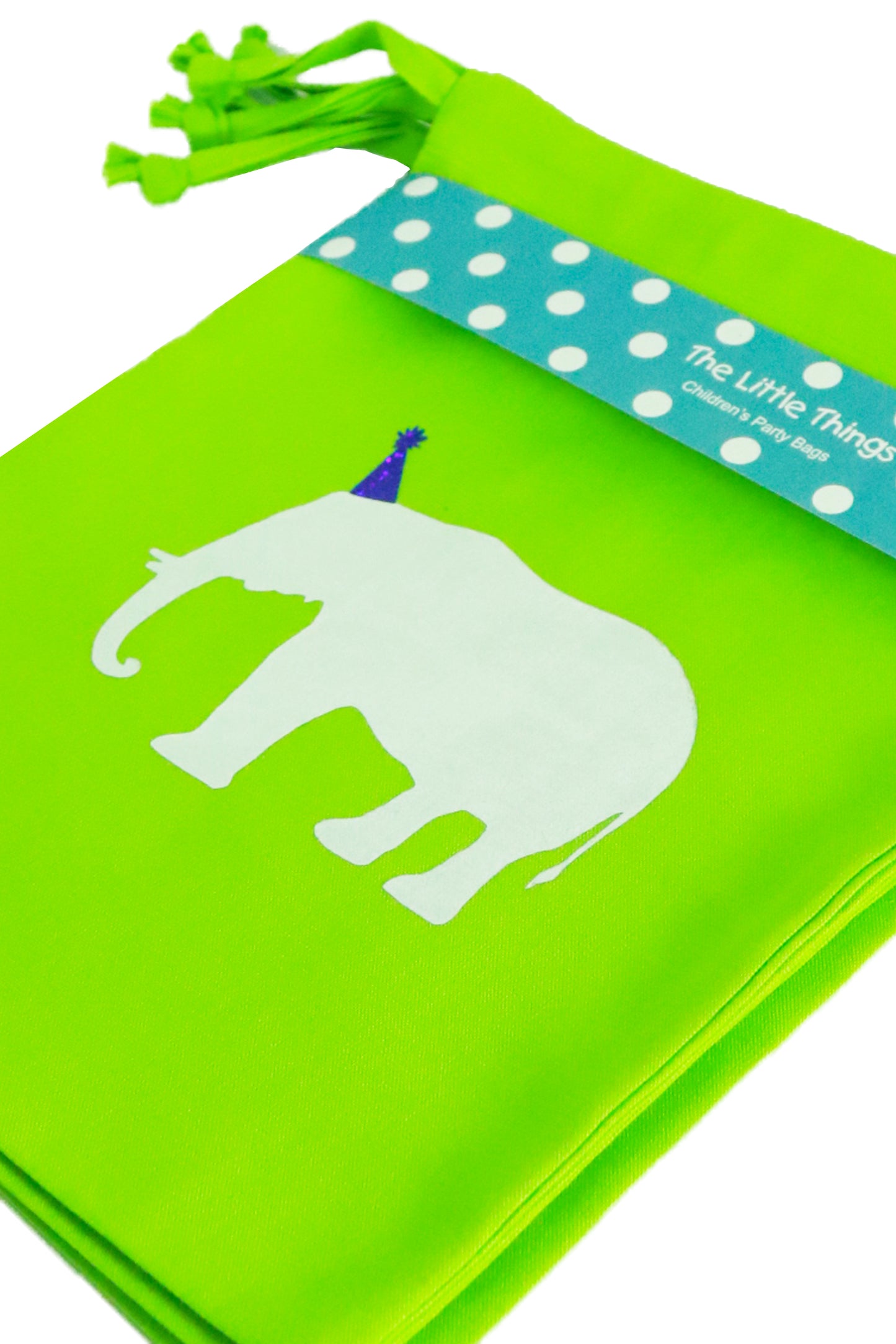 Animal Fabric Party Bag (pack of 5) - The Little Things