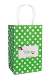 Bugs Green Spotty Party Bag