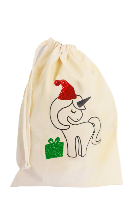 Christmas Sack- Unicorn