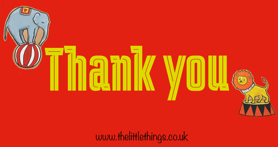 Circus yellow Party Bag - The Little Things