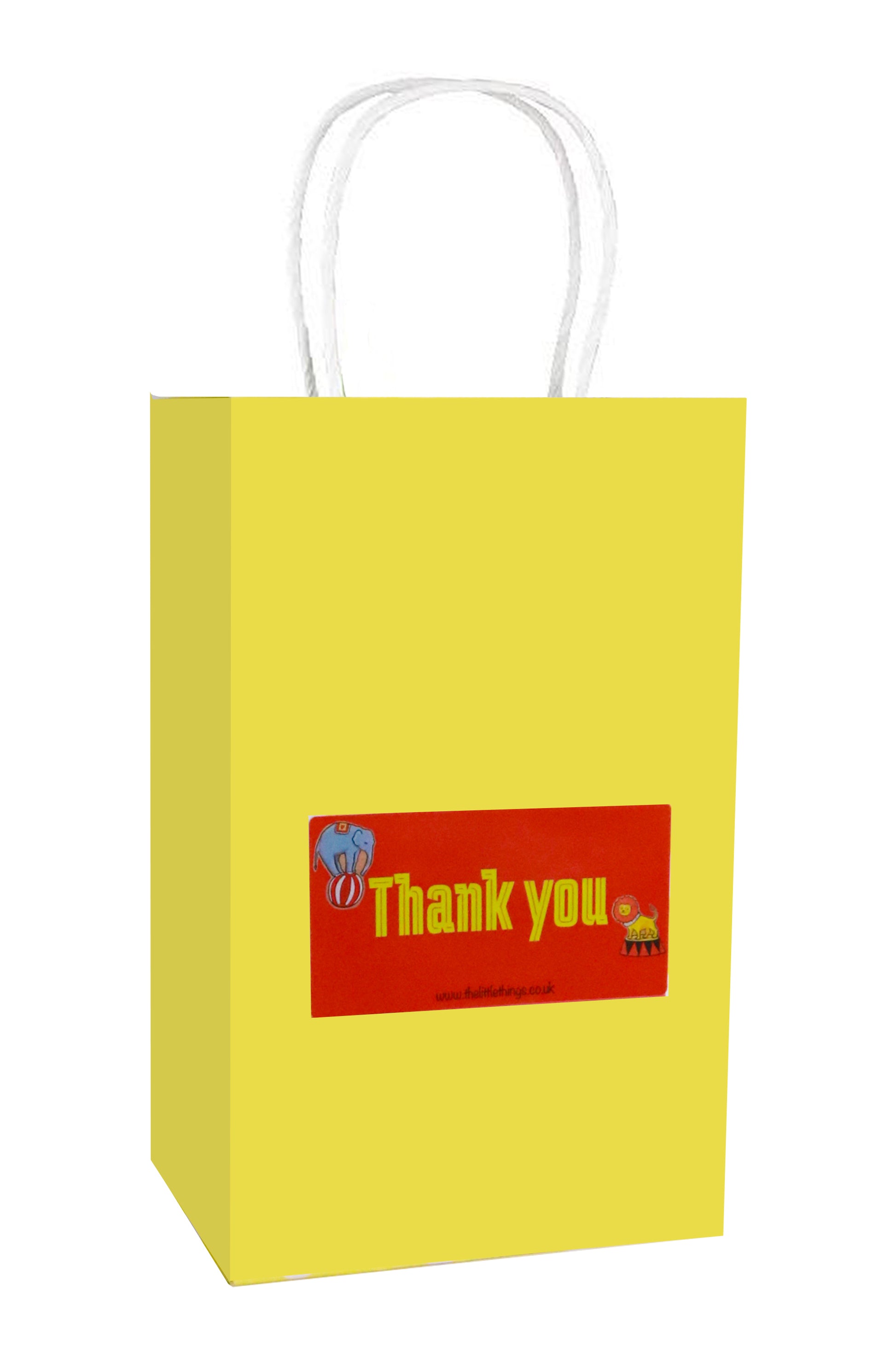 Circus yellow Party Bag