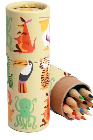 Colourful Creatures Tube of Pencils - The Little Things