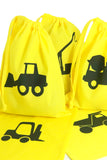 Construction Fabric Party Bag (pack of 5) - The Little Things