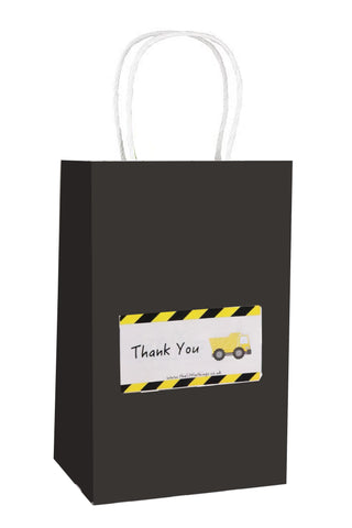 Construction Black Party Bag