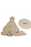 Wooden Dress Up Colouring Kit - The Little Things