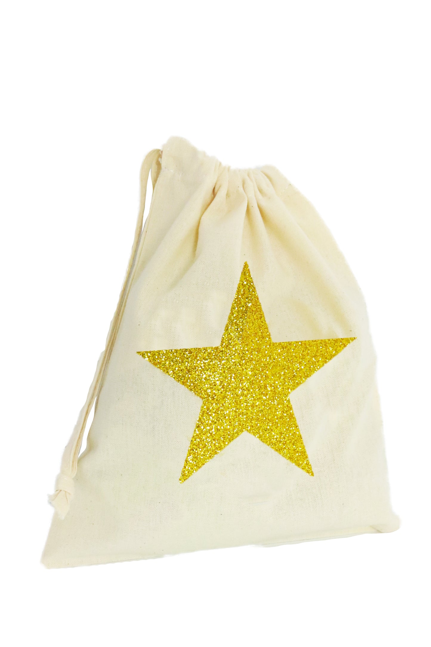 Glitter Star Fabric Party Bag - The Little Things