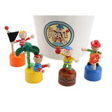 Pirate toys - Wooden push toy