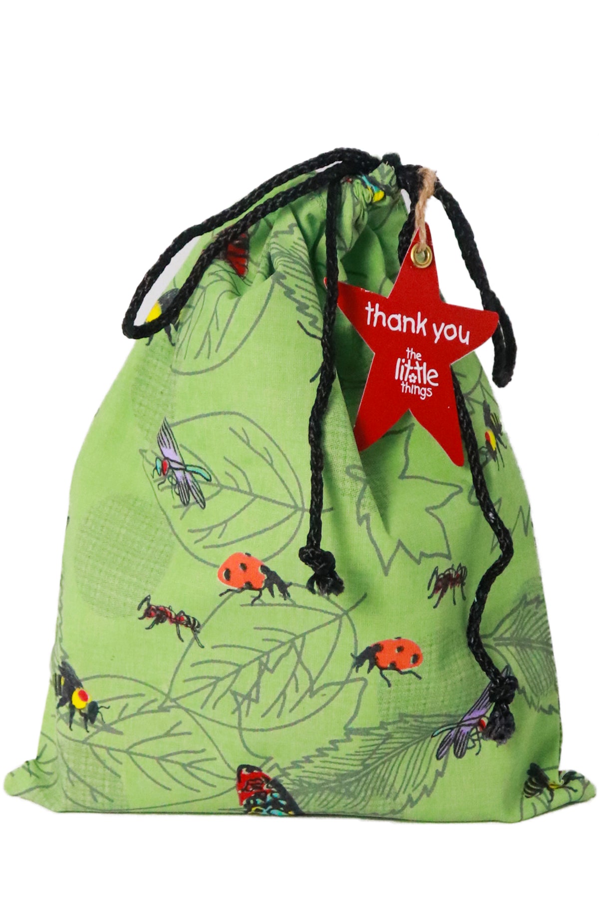 Little Things Insects Insects Print Fabric Party Bag|Printed Fabric Party Bag – The Little Things