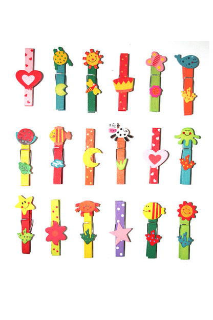 Wooden Colourful Peg - The Little Things