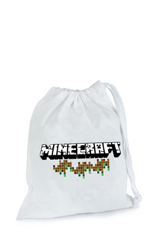 Minecraft Party Fabric Bag - The Little Things