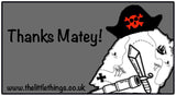 Pirate Red Spotty Party Bag - The Little Things