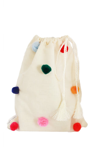 Pom Pom bags - Party Bags | Fabric bag