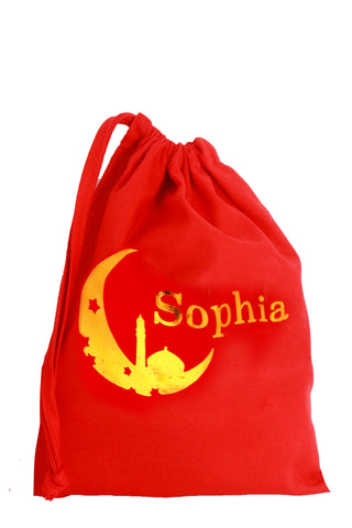 Personalised bags - Fabric Eid Gifts bags