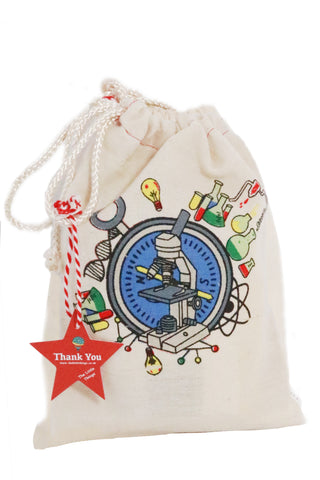 Science Vintage Fabric Party Bag - The Little Things