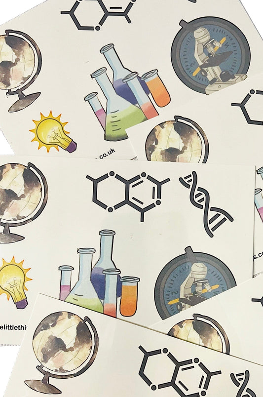 Science Sheet Tattoos