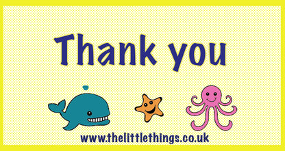 Sea Life Blue Party Bag - The Little Things