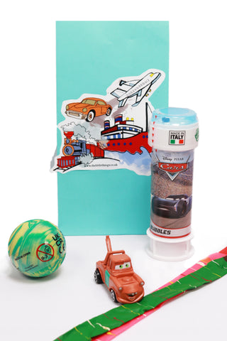 Paper Party Bags - Transport | Pre Filled