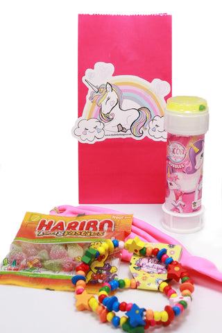 Unicorn party bags - Paper party bags | Pre Filled 